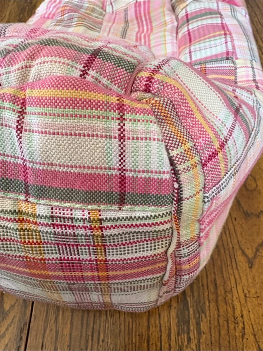 Vintage Equine couture Pink Plaid mackenzie boot Bag